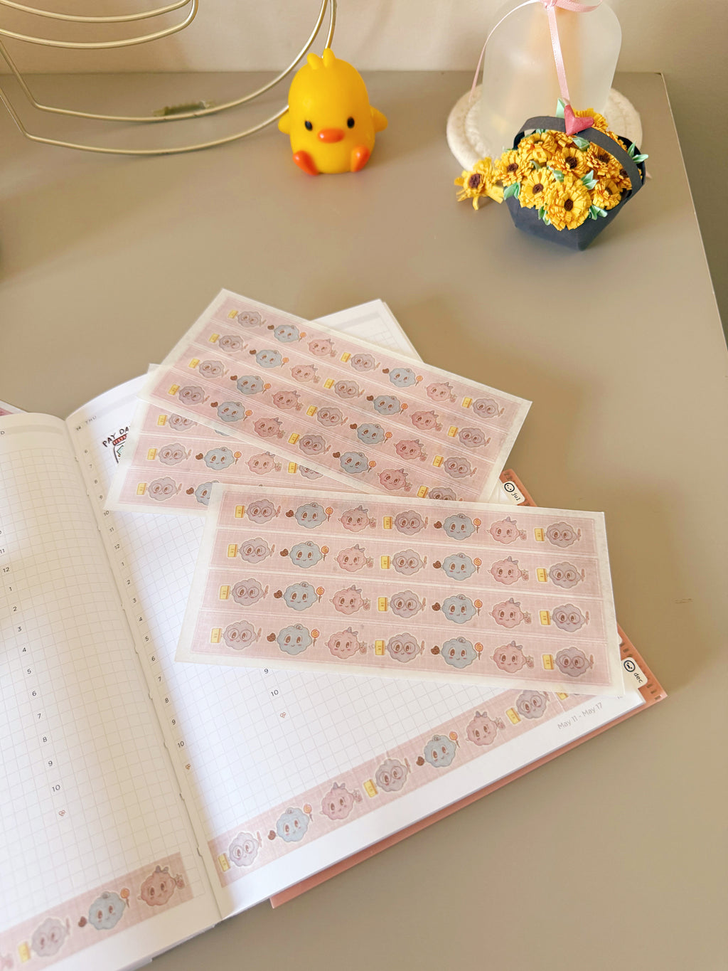 Cloud Café Friends Washi Strip