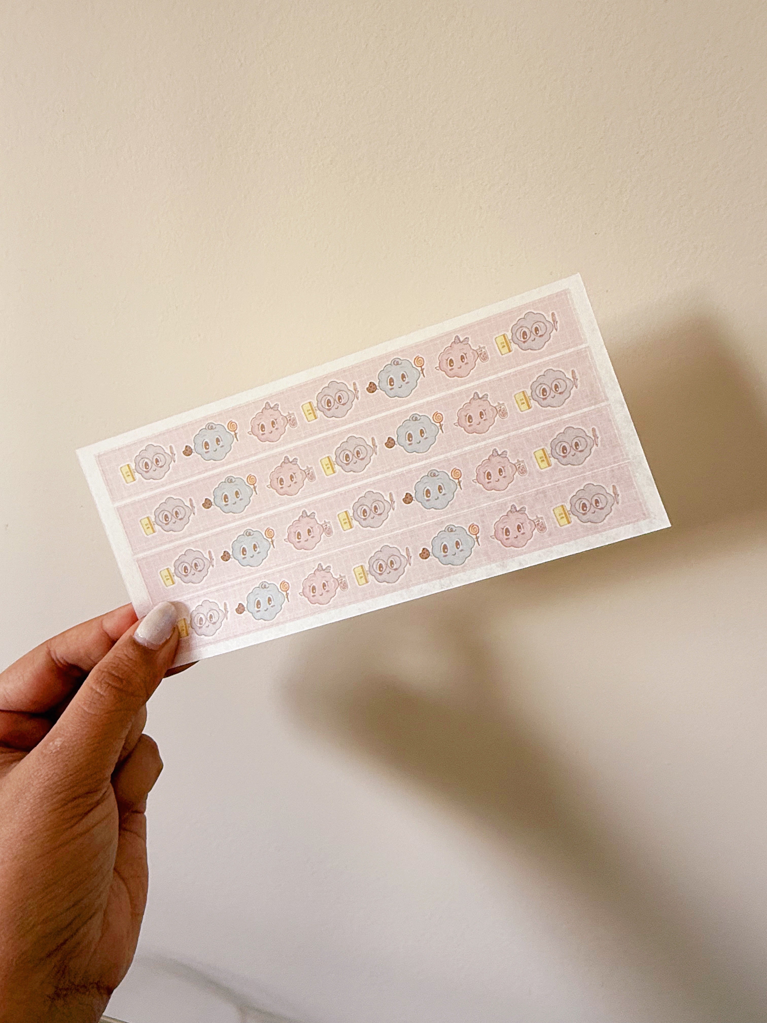 Cloud Café Friends Washi Strip