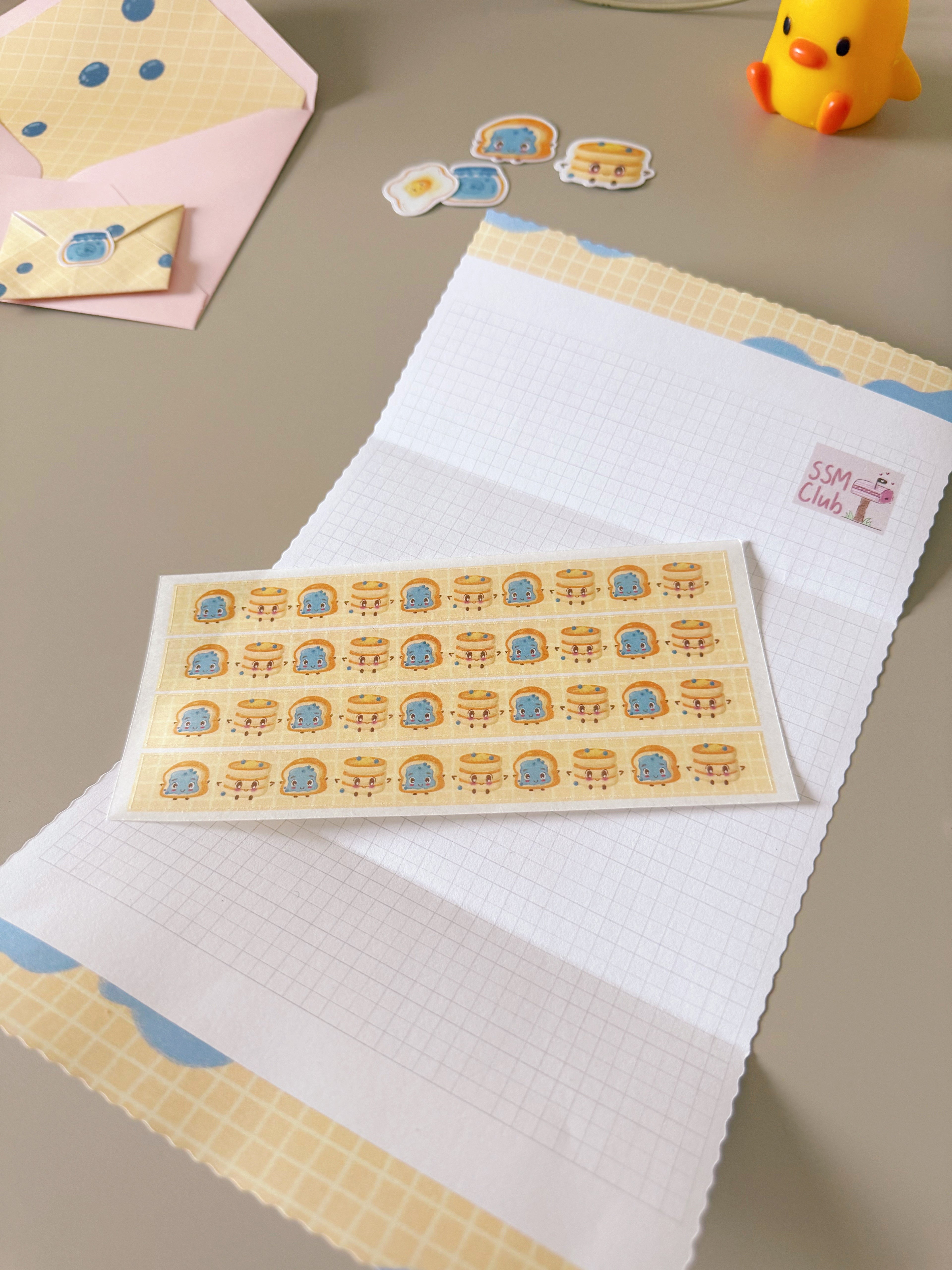 Breakfast Buddies Washi Strip