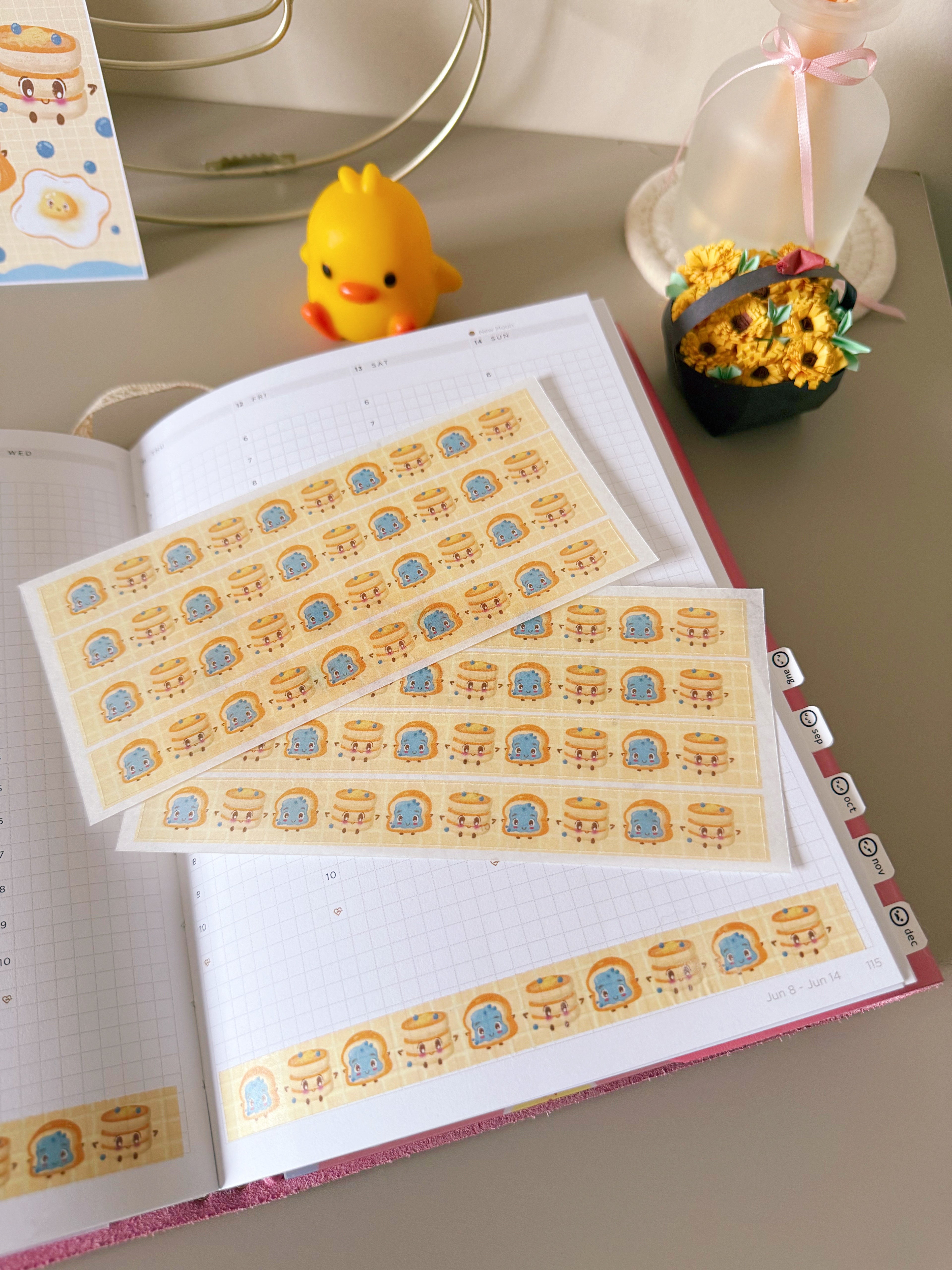 Breakfast Buddies Washi Strip