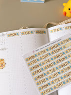 Breakfast Buddies: Week headers