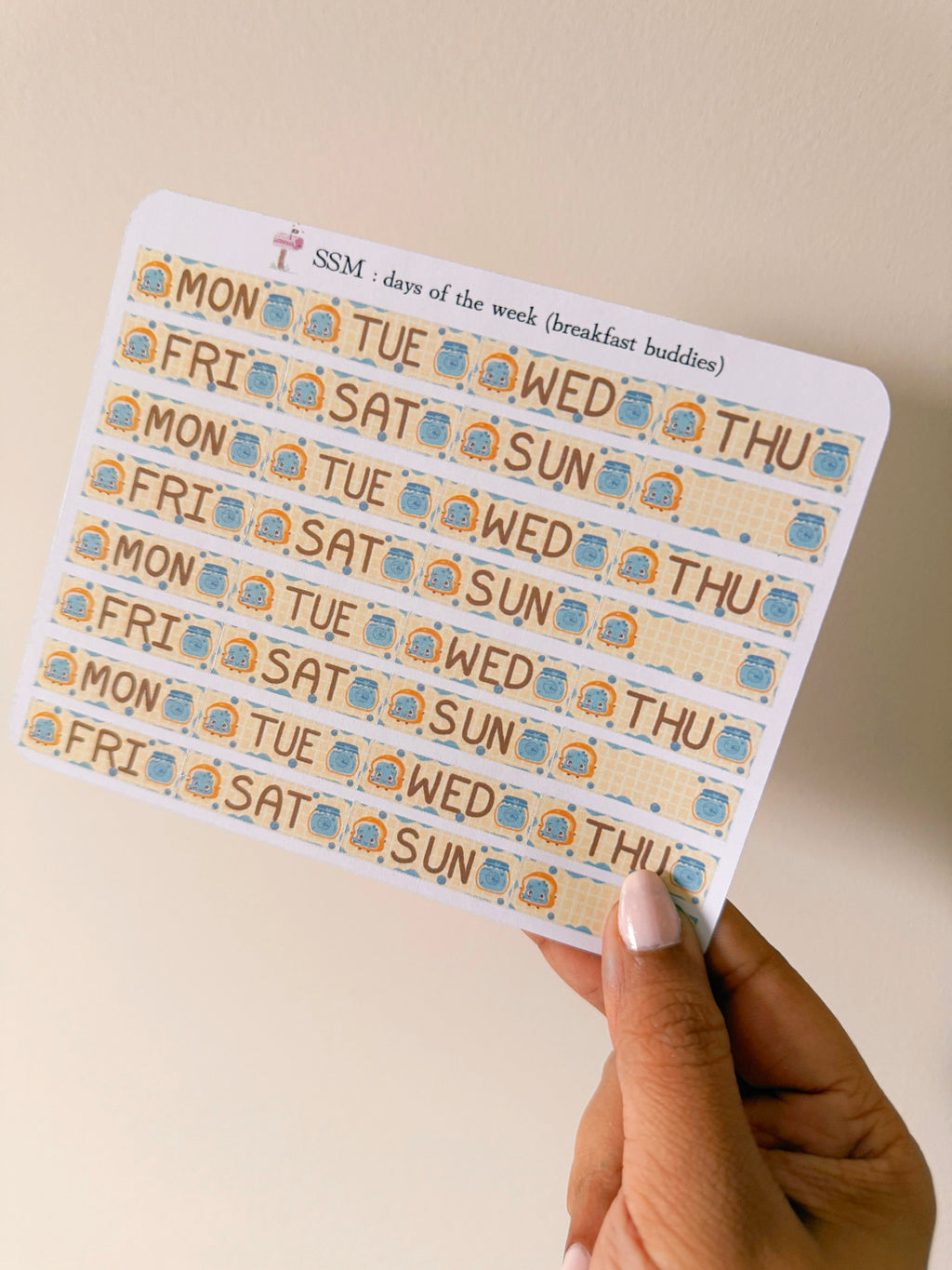 Breakfast Buddies: Week headers