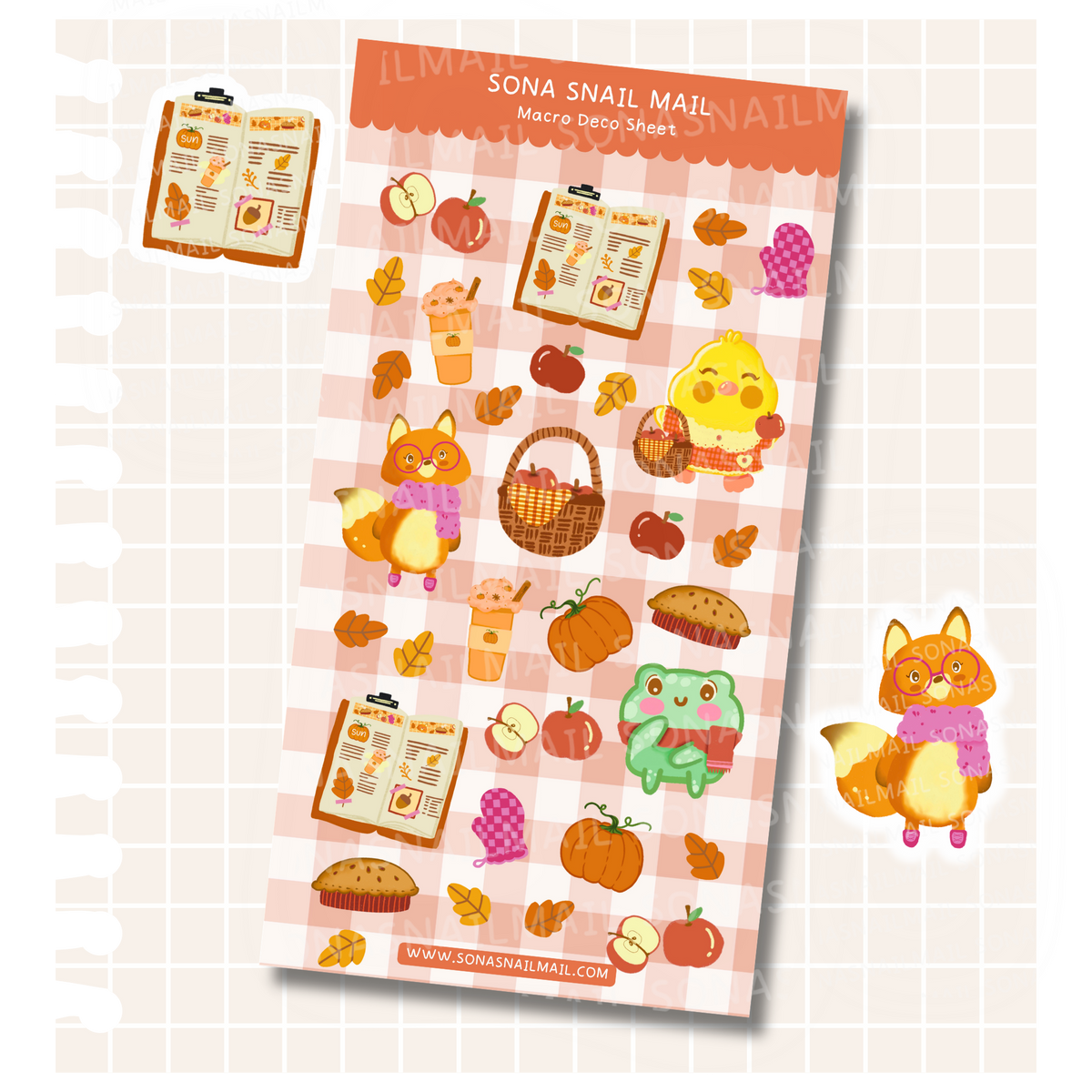 Cozy Fall | Macro Deco Sheet
