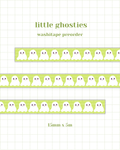 Little Ghosties Washi Tape (15mm) | PREORDER