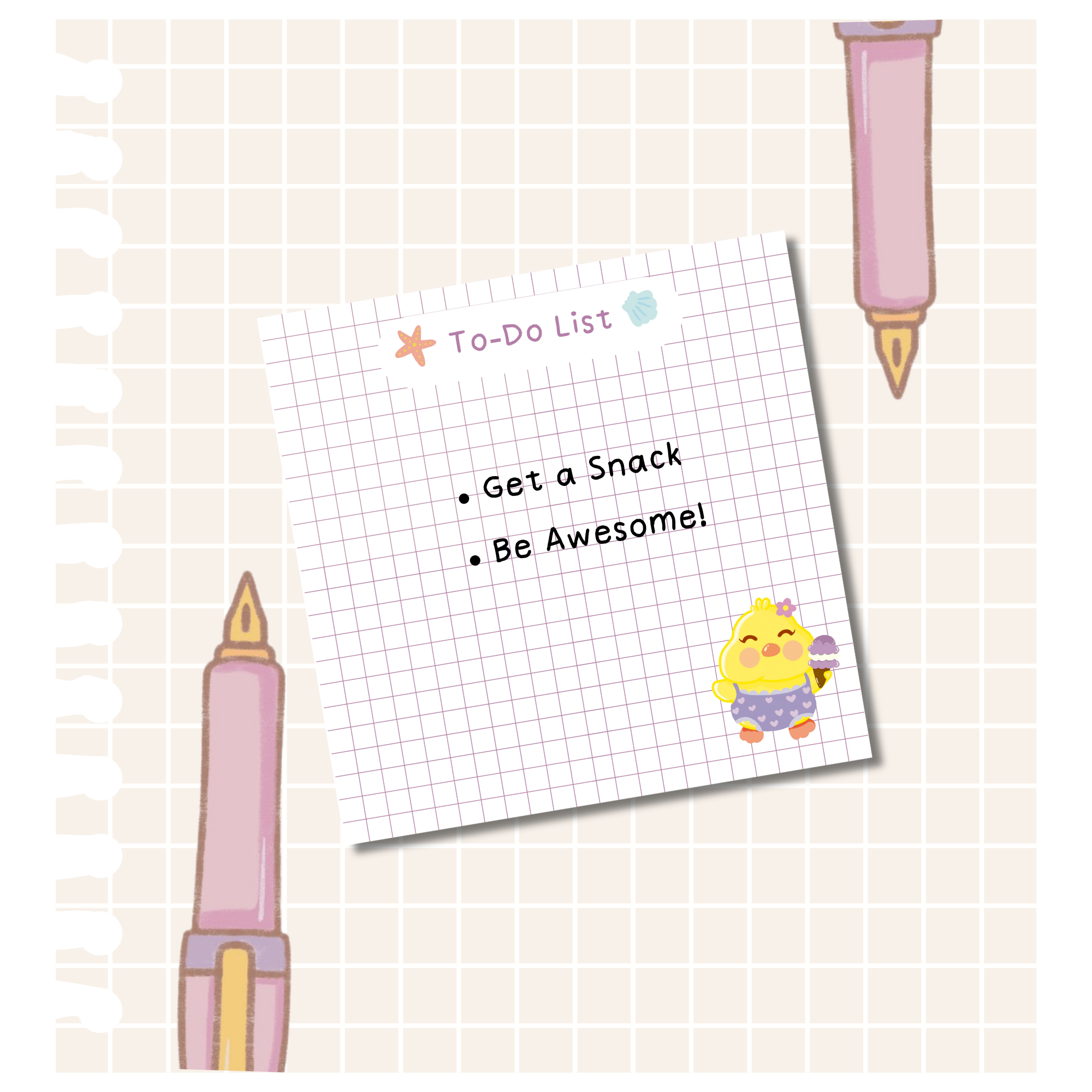 Pip's Sunny Afternoon | To-Do List Memo Pad